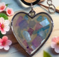 Light Abalone shell Heart